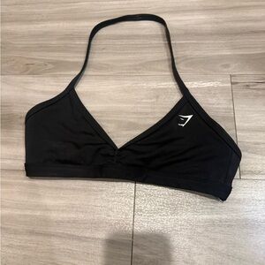 Gymshark Minimal Halter Sports Bra - Black S